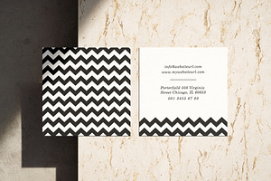 Modern Square Business Card
