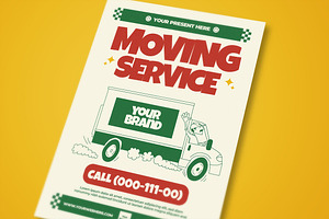 Moving Service Flyer, a Flyer Template by megarez
