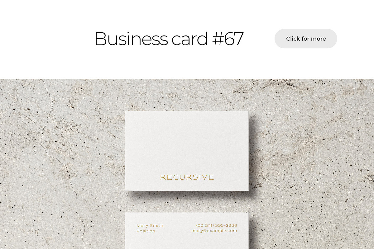 Business Card Mockup Template Bundle, a Product Mockup by PrintPixel (Photo 20 of 28)