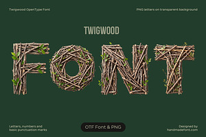 Twigwood Font