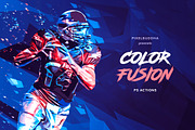 Get Color Fusion Photoshop Action