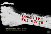 Brush Blackletter - Hand Drawn Font, a Blackletter Font by CC CREATIVE CO (Thumbnail 9 of 9)