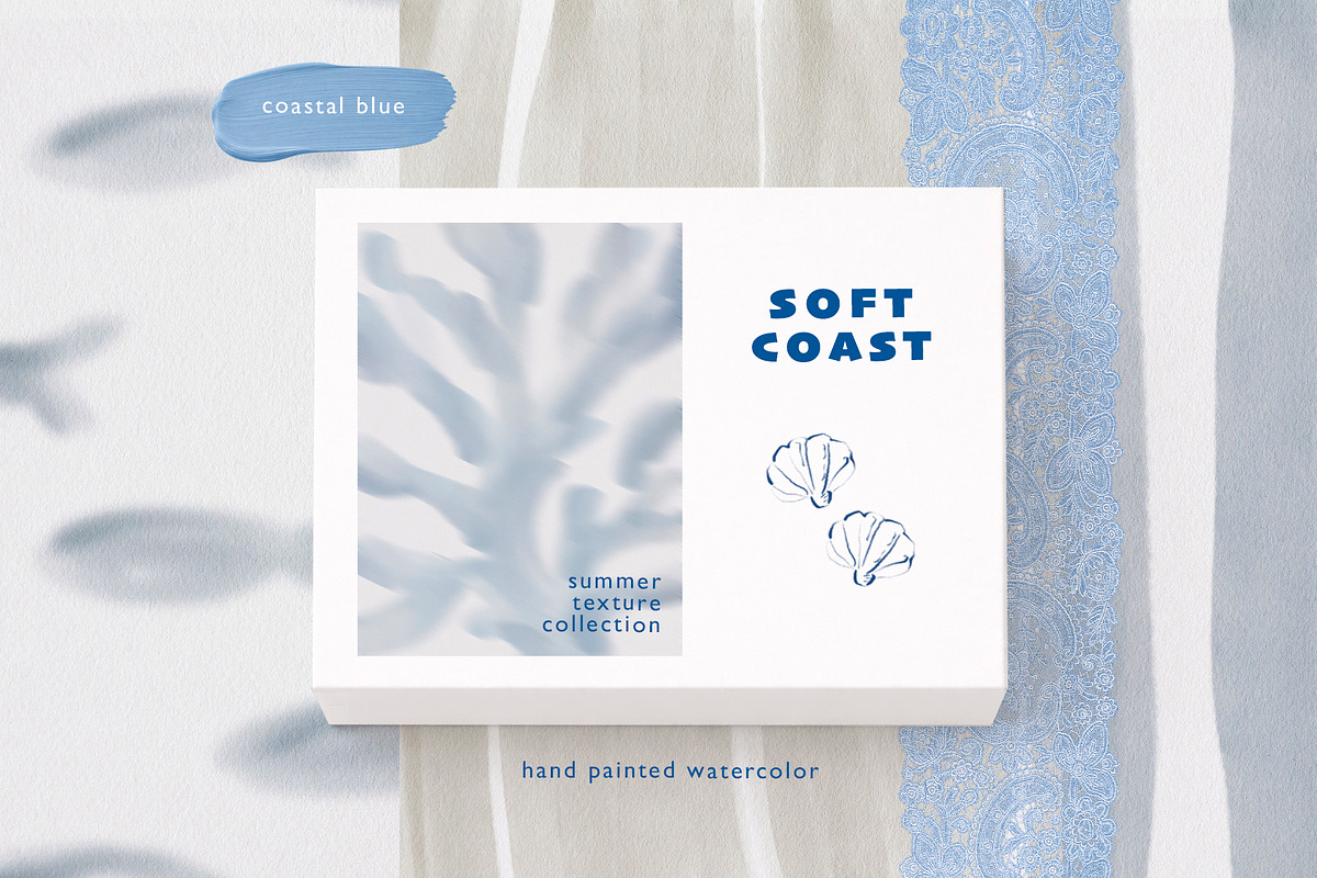 Soft Coast Watercolor Backgrounds, a Background Graphic by Eva Gentle (Photo 6 of 10)