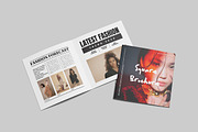 Square Brochure Mockup, a Mockup by DxSLEX (Thumbnail 4 of 5)