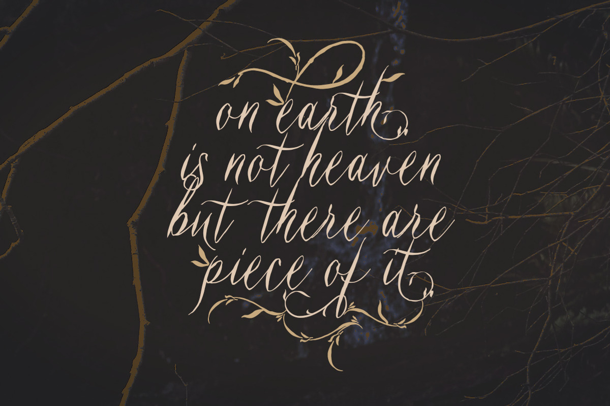 Belukar - Unique Display Script, a Script Font by Letterhend Studio (Photo 5 of 9)