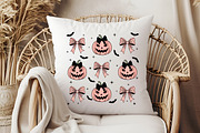 Halloween Pumpkin PNG, Coquette Bow, an Illustration by Libby Wishes (Thumbnail 4 of 6)