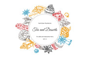 Tea and desserts set, a Graphic by Evgeniia Lanskikh (Thumbnail 8 of 10)