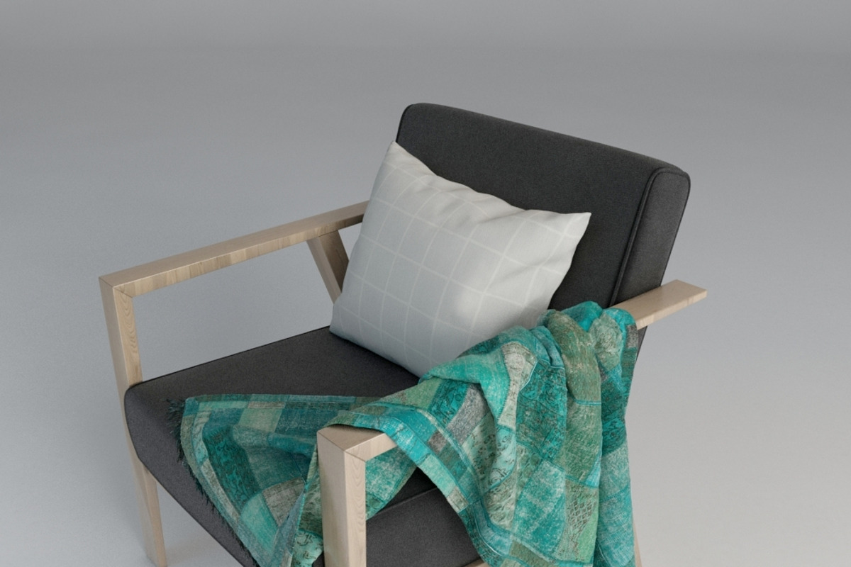 Ikea Ekenaset Chair, a Furniture 3D Model by NOMODOL (Photo 1 of 7)