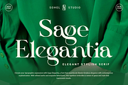Sage Elegantia - Modern Serif, a Serif Font by Sohel Studio (Thumbnail 1 of 11)
