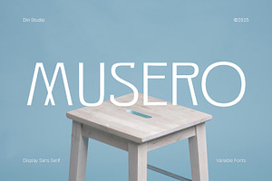 Musero, a Sans Serif Font by din-studio.com