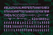 CS Beware – Black Metal Font, a Blackletter Font by Craft Supply Co. (Thumbnail 6 of 8)