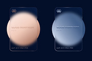 Glassmorphism effect designs, Vector, a Stationery Template by Zimages (Thumbnail 6 of 10)