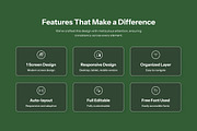 Contemporary Agency Portfolio Email, a Landing Page Template by twinstd (Thumbnail 2 of 5)