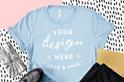 Bella Canvas 3001 Graphic Mockups, a Shirt Mockup by lock and page (Thumbnail 4 of 65)