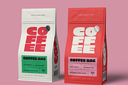 Coffee Bag Mockup 2 Views, a Packaging Mockup by graphicsauce (Thumbnail 4 of 4)