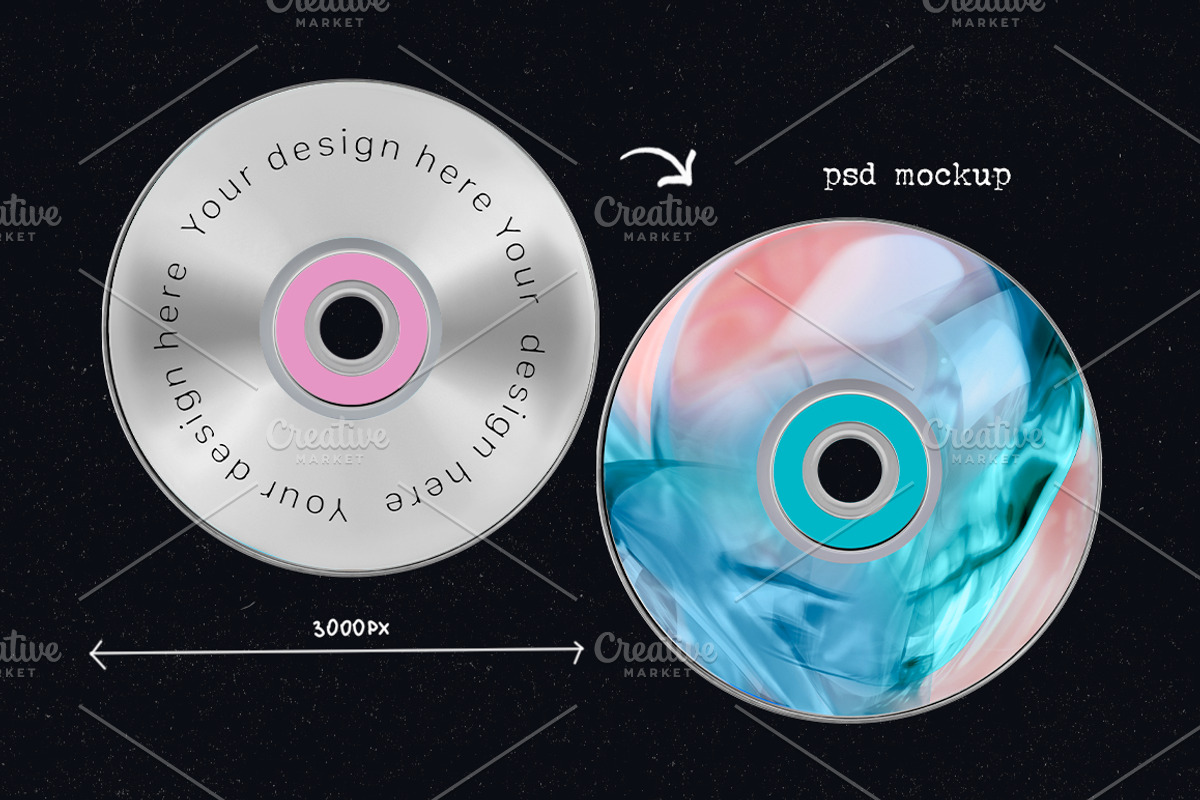 CD disk & case mockups, a Packaging Mockup by MixedArt (Photo 4 of 13)