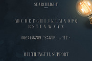 Searchlight - font trio, a Script Font by VP Fonts (Thumbnail 9 of 11)
