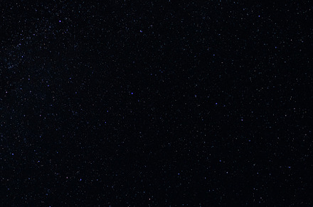 Night sky covered with many stars.