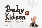 Baby Kidson - Funny Font, a Serif Font by QR Design Studio (Thumbnail 1 of 7)