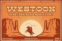 Westoon Bold Western Slab Serif Font