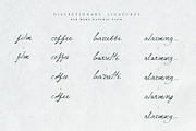 Mythshire vintage script + extras, a Script Font by Twinbrush (Thumbnail 11 of 22)