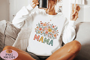 Floral Mama PNG, Boho Wildflower Des, an Illustration by Daily.Designs (Thumbnail 2 of 5)