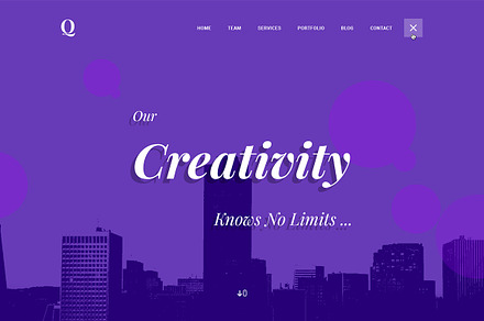 Quest - Portfolio PSD Template