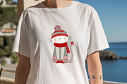Whimsical Christmas Cat Clipart Bund, an Illustration by SVGArt (Thumbnail 6 of 8)