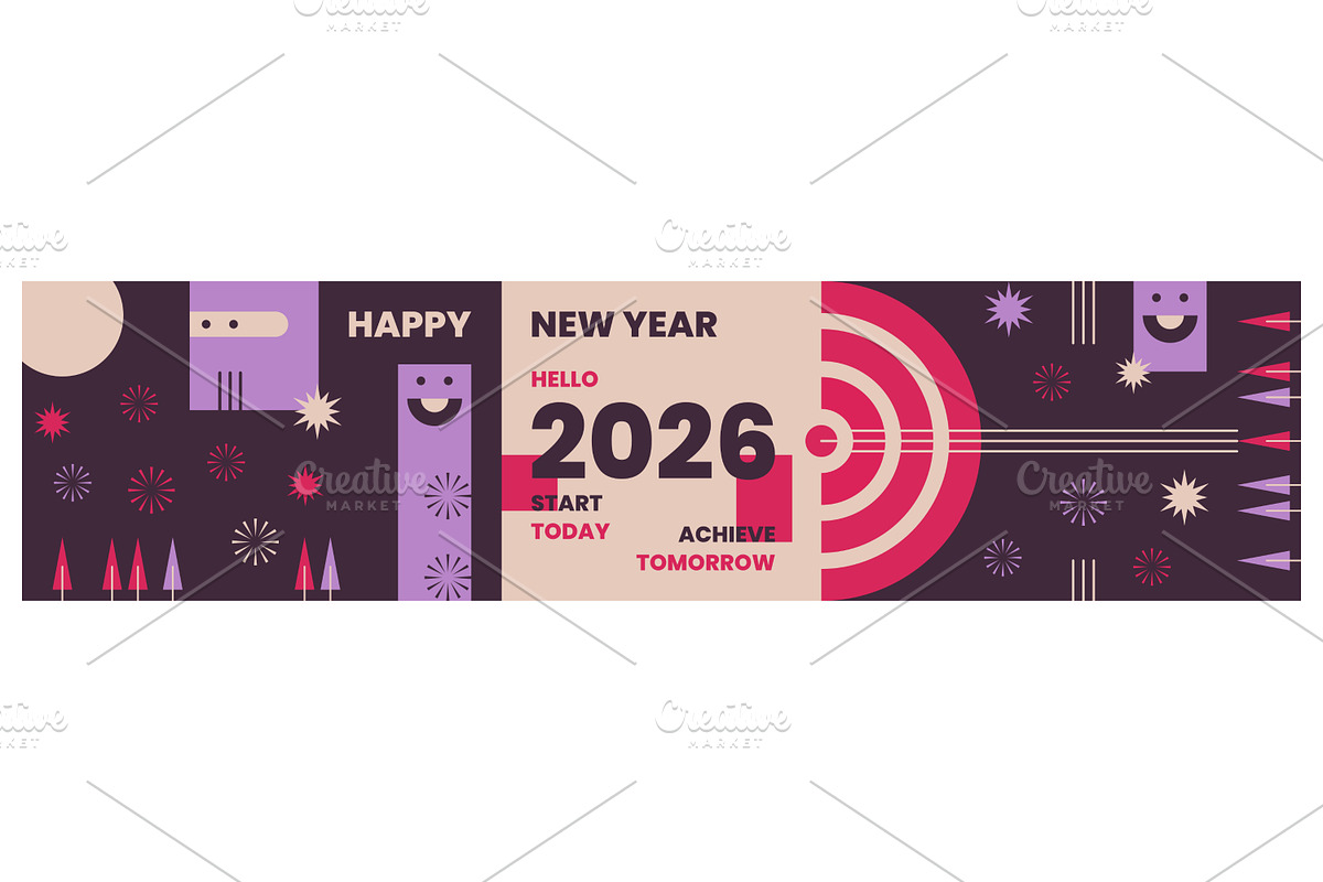 Happy New Year 2026, a Background Graphic by Creative Backgrounds