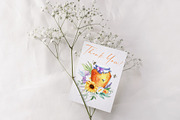 Honey Bee and Wild Flowers clipart, an Illustration by GevelStudio (Thumbnail 12 of 12)