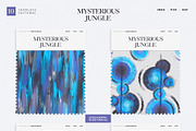Mysterious Jungle Collection, a Pattern Graphic by Designnina Shop (Thumbnail 3 of 12)