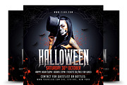 Halloween Party Flyer, a Flyer Template by AfzaalGraphics (Thumbnail 1 of 2)