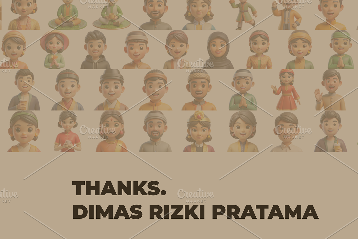 150 Animoji-Style Avatars: Asian, a Characters & Person 3D Model by Dimas Rizki Pratama (Photo 5 of 5)