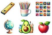 Cute Back to School Sublimation, an Illustration by CreationArt (Thumbnail 2 of 5)