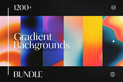 1200+ Gradient Backgrounds Bundle, a Background Graphic by Freezerondigital (Thumbnail 1 of 27)
