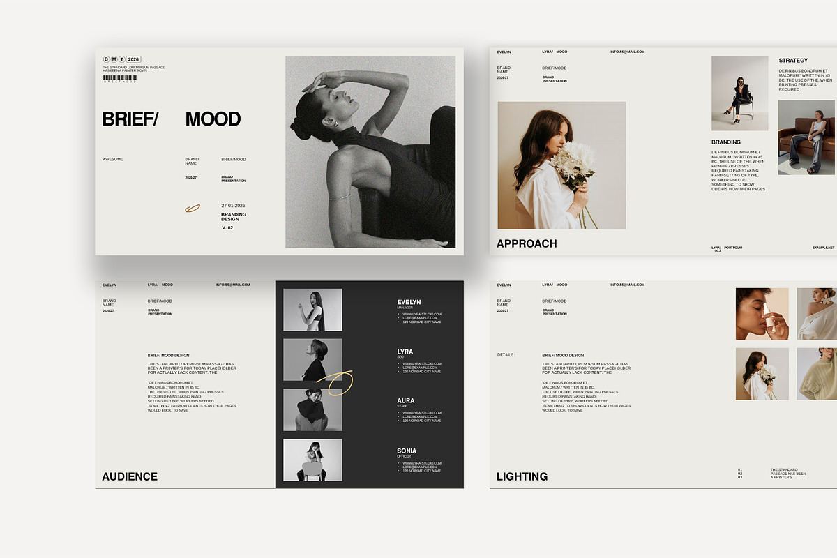 Mood And Brief Template, a Presentation Template by slidestock55 (Photo 4 of 10)