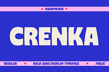 Crenka - Bold Food Branding Font