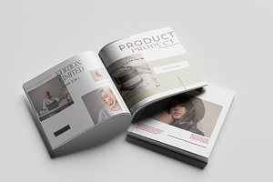 Square Brochure Mockup_Set