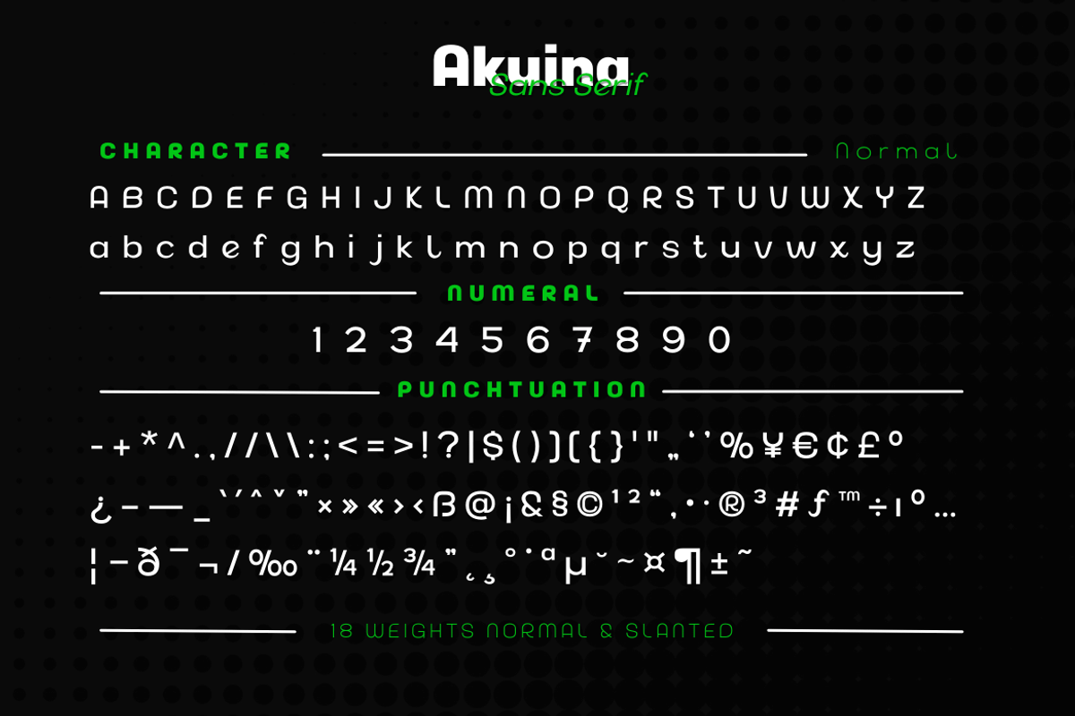 Akuina, a Sans Serif Font by twinstd (Photo 10 of 13)