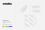 No show Socks Mockup Set, a Product Mockup by Creatsy (Thumbnail 7 of 8)