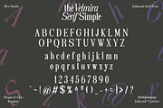 The Velmira Serif Simple, a Serif Font by Slex Studio (Thumbnail 12 of 15)