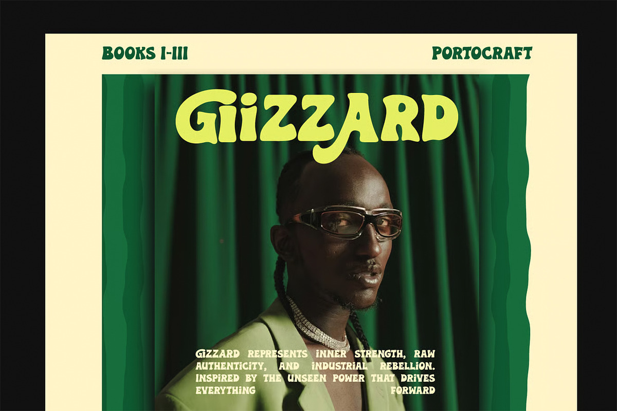 Melted Groovy Playful Display, a Sans Serif Font by Portocraft (Photo 2 of 12)