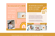 Flyer template Boho Coaching, a Templates & Theme by Designbysterre (Thumbnail 5 of 6)