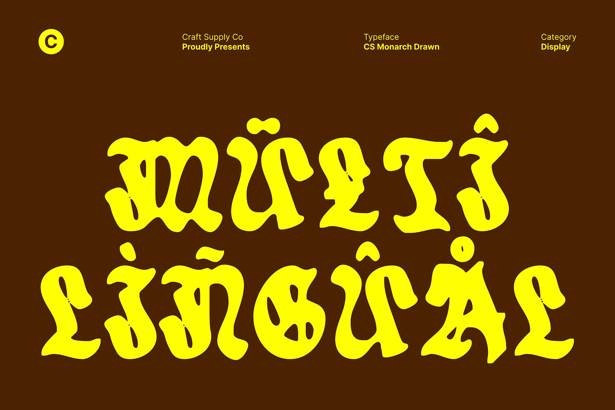 CS Monarch Drawn, a Blackletter Font by Craft Supply Co. (Photo 7 of 8)