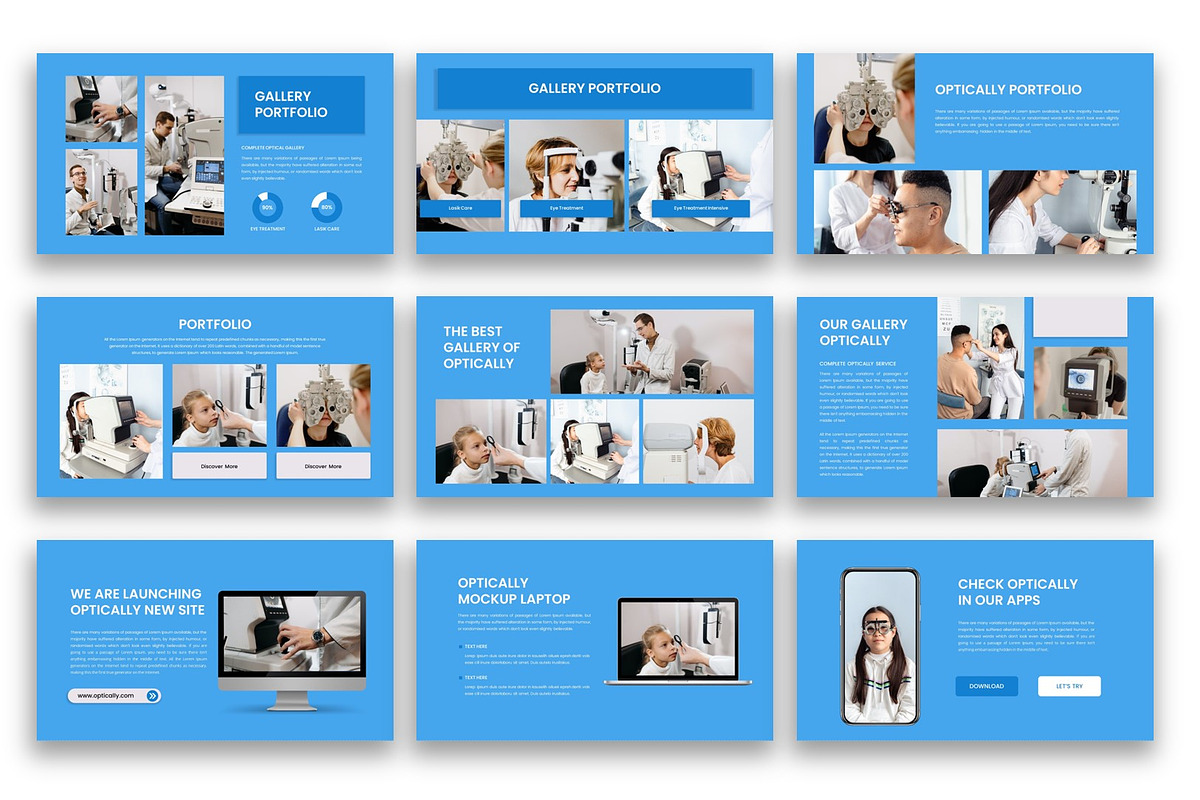 Optically – Medical Google Slide, a Presentation Template by kreatifreya (Photo 4 of 5)