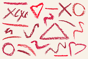 Lipstick / Chalkboard Marks