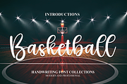 Basketball | Script Font, a Script Font by Scratchones (Thumbnail 1 of 6)
