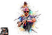 Real Paint Splatter Photoshop Action, an Action Add-On by Studio Retouch (Thumbnail 4 of 11)