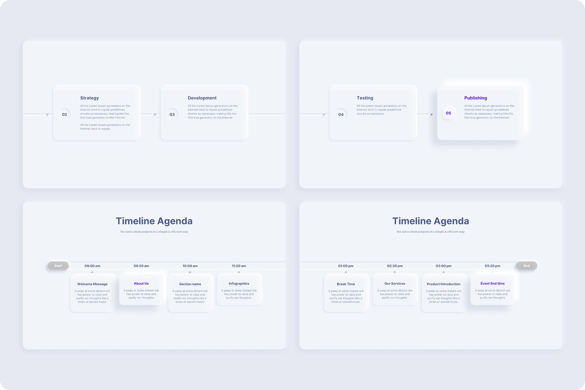 Neumorphic Presentation Template, a Presentation Template by TemplateZuu (Photo 32 of 48)