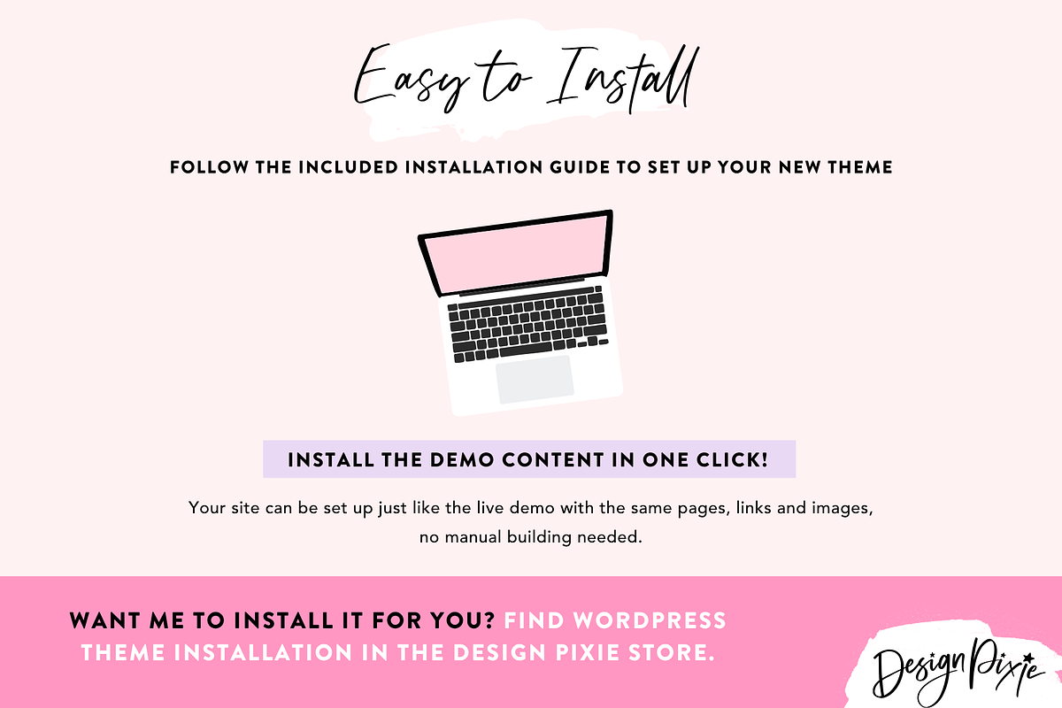 Wordpress Blog Theme - Sasha Rose, a WordPress Template by Design Pixie (Photo 8 of 9)